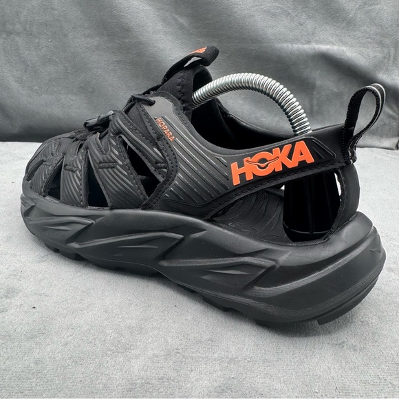 Hoka One One Hopara Hiking Sandals Black/Fusion Coral Women’s Size 7 - Picture 6 of 14
